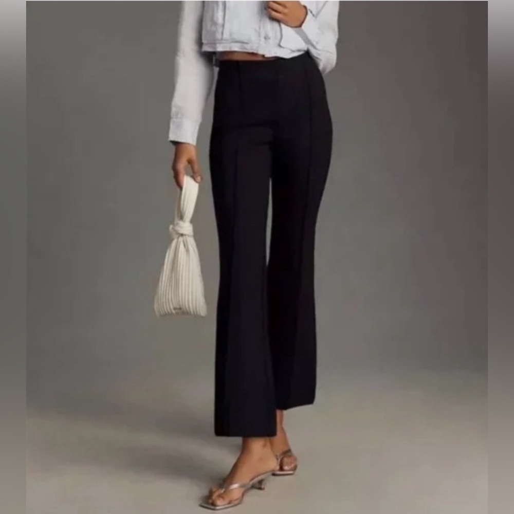 Anthropologie The Margot Kick-Flare Cropped Pants by Maeve Plus Size 3X